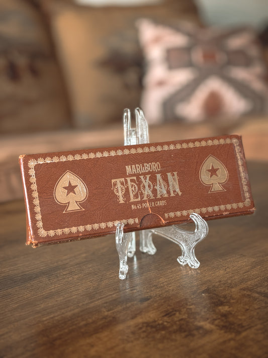 *VINTAGE* MARLBORO TEXAN POKER CARD (BOX MARLBORO, SEE DESCRIPTION)