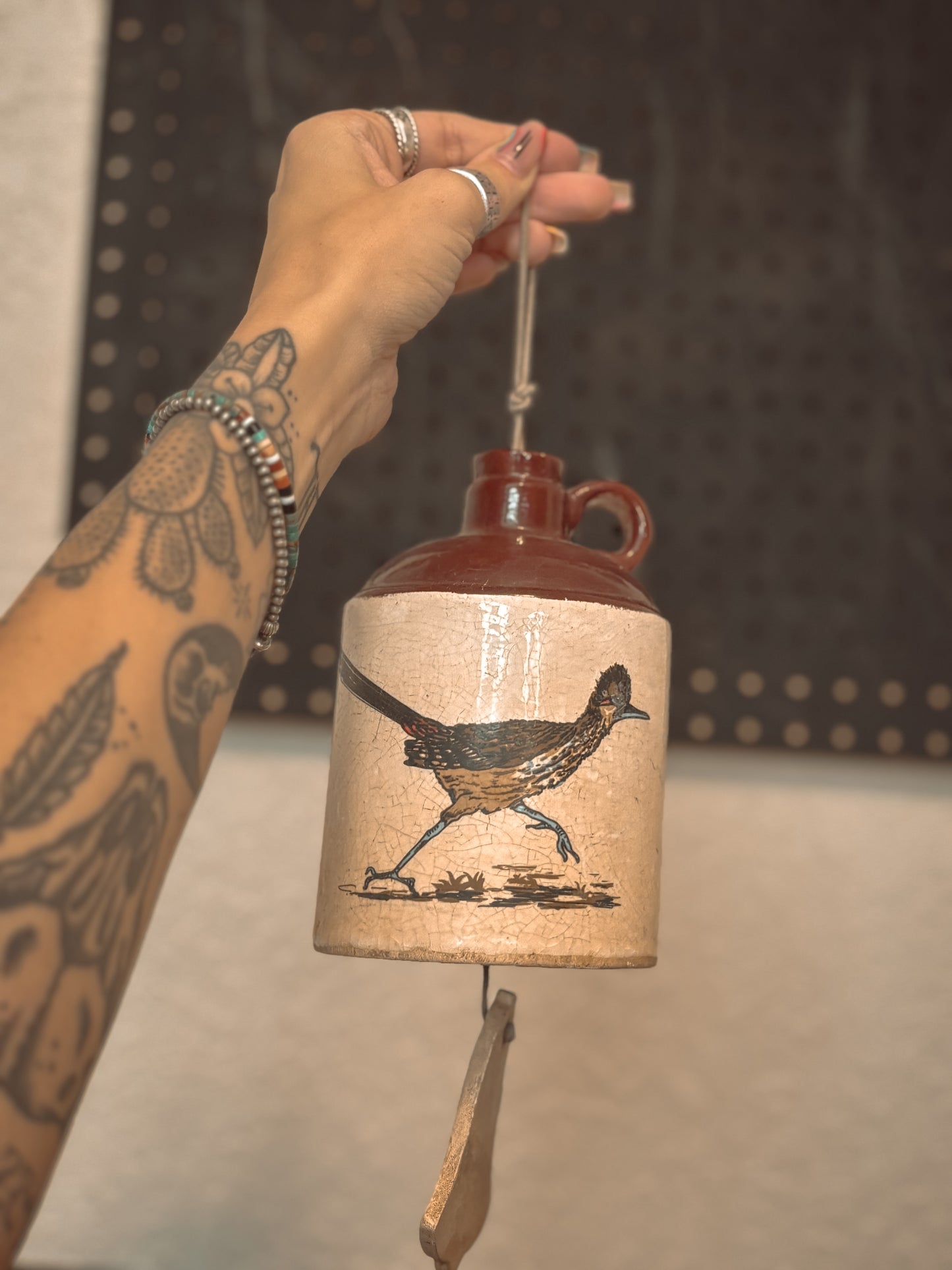 *VINTAGE* WHISKEY JUG ROADRUNNER BELL