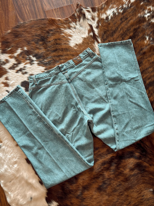 *VINTAGE* 34” ROCKIES BAREBACK JEANS