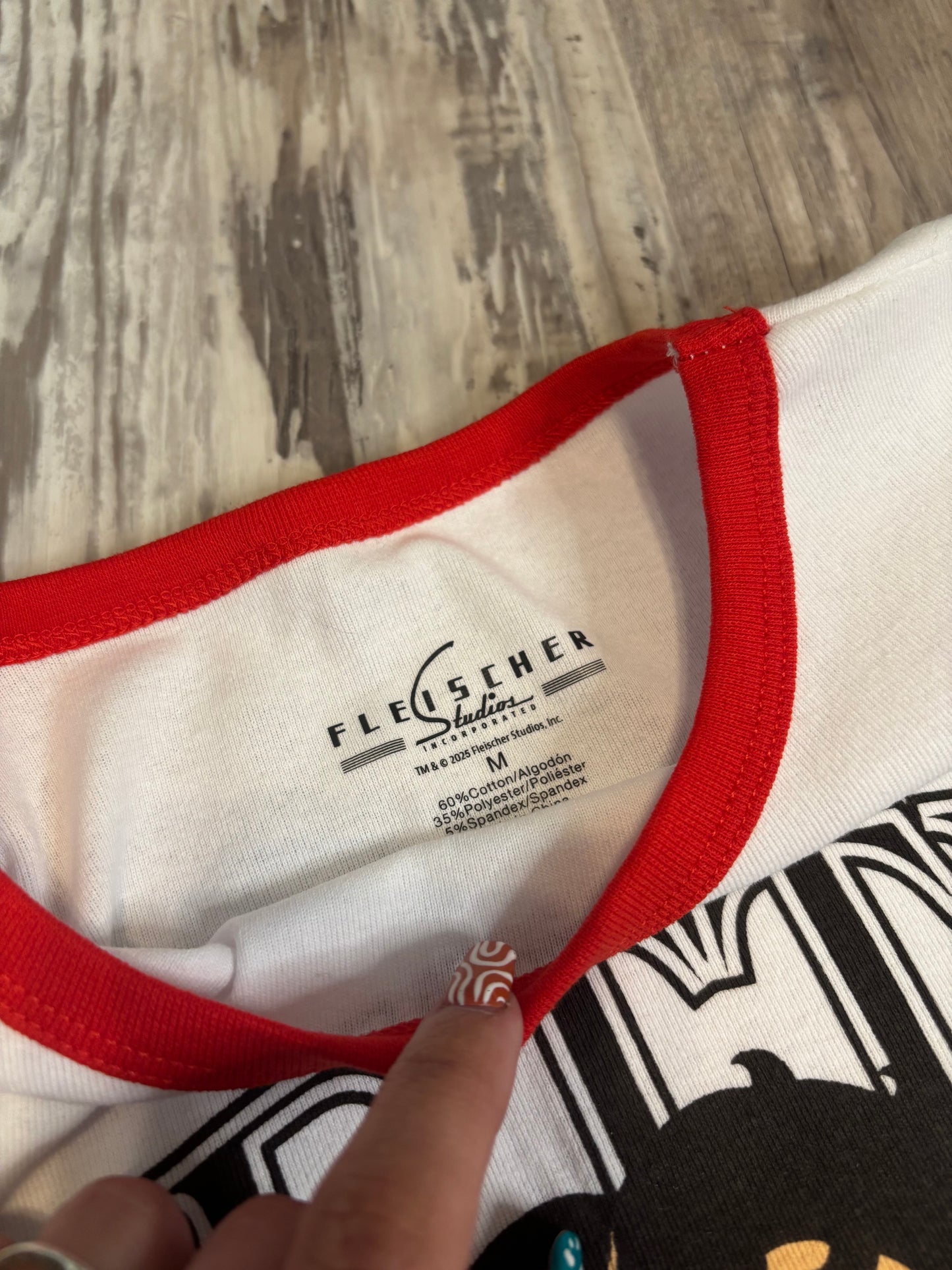 BETTY BOOP RINGER BABY TEE