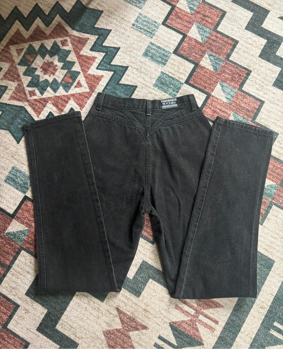 24” BLACK ROCKIES BAREBACK JEANS *VINTAGE*
