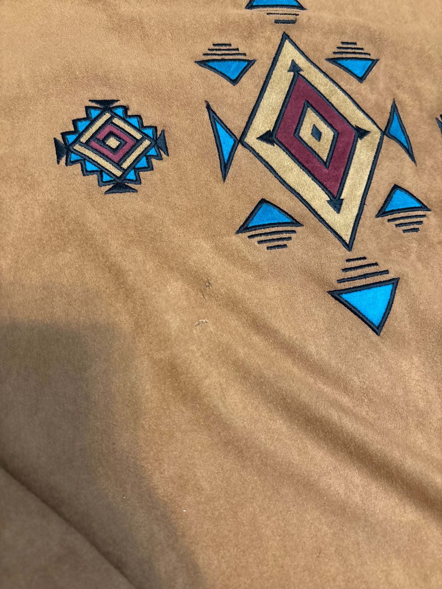 WRANGLER RETRO AZTEC FRINGE PONCHO CARDIGAN