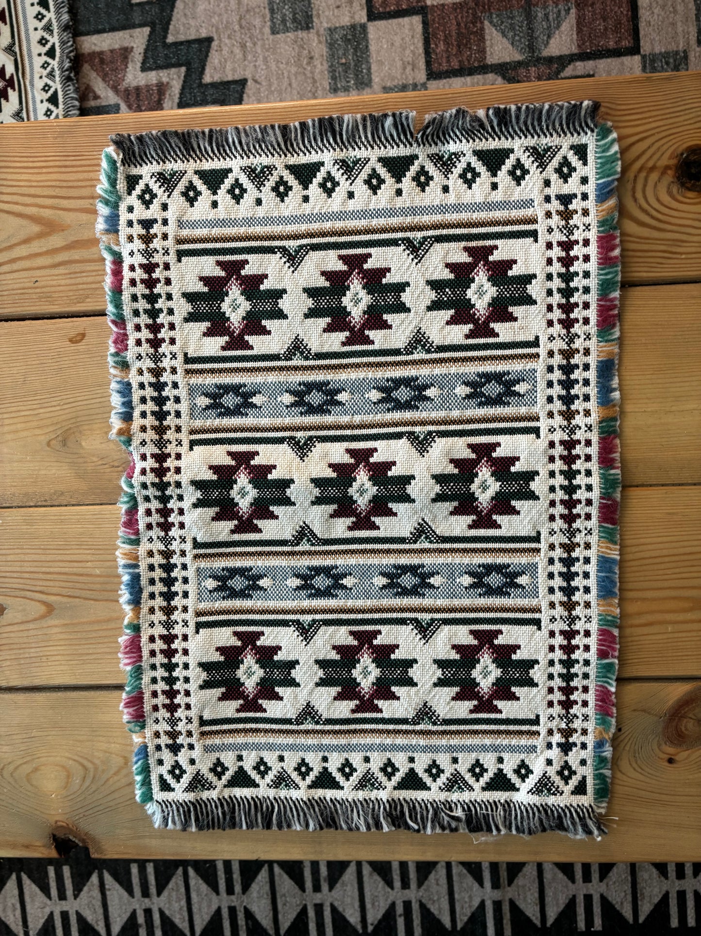 *VINTAGE* AZTEC PLACEMATS SET OF 4