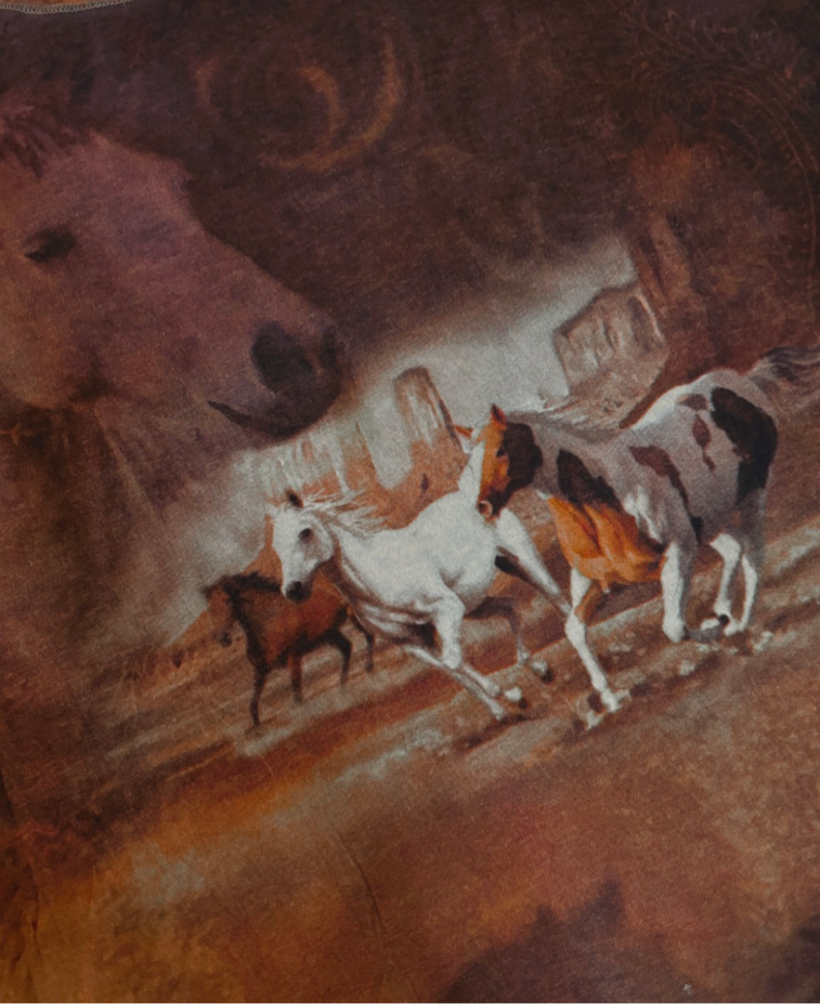 Y2K BIT & BRIDLE HORSE AOP *VINTAGE*