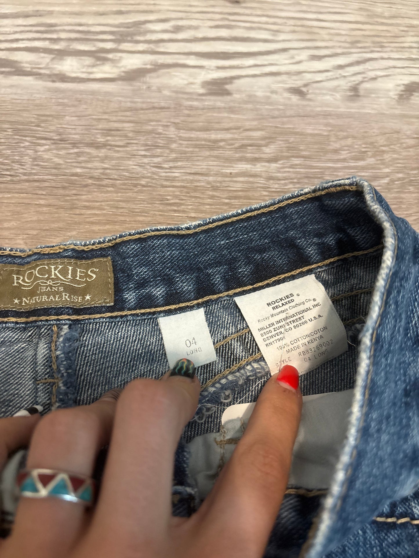 29” *VINTAGE* DENIM ROCKIES BAREBACK JEANS