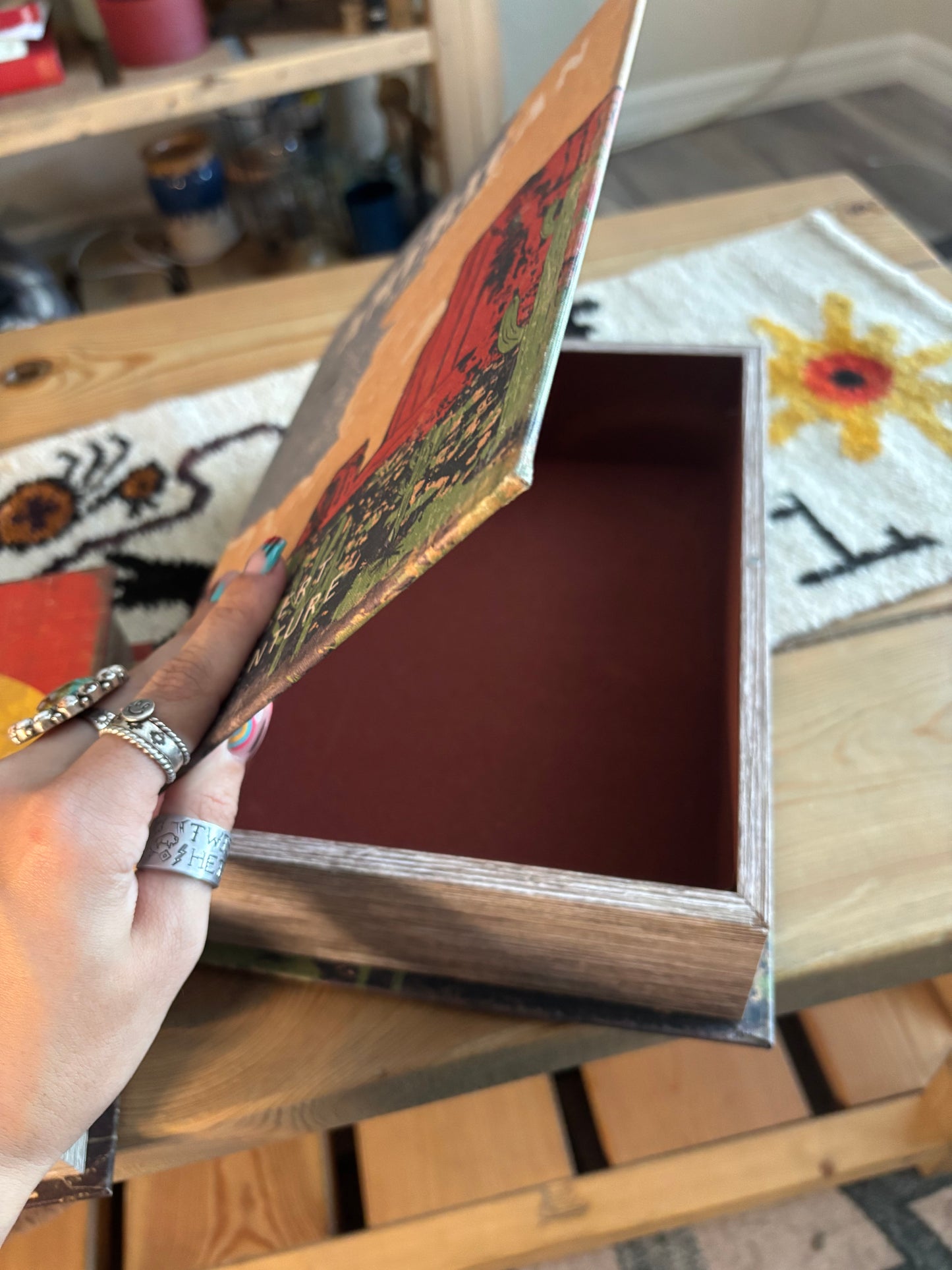 WESTERN BOOK KEEPSAKE BOXES