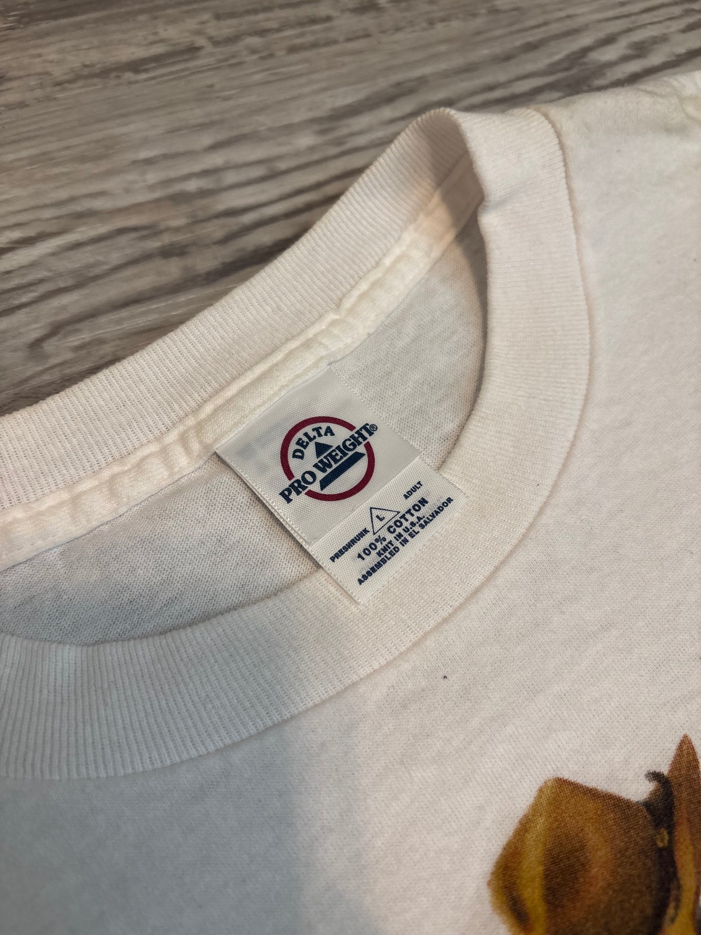 TEXAS COWBOY CHRISTMAS TREE LONG SLEEVED TEE *VINTAGE*