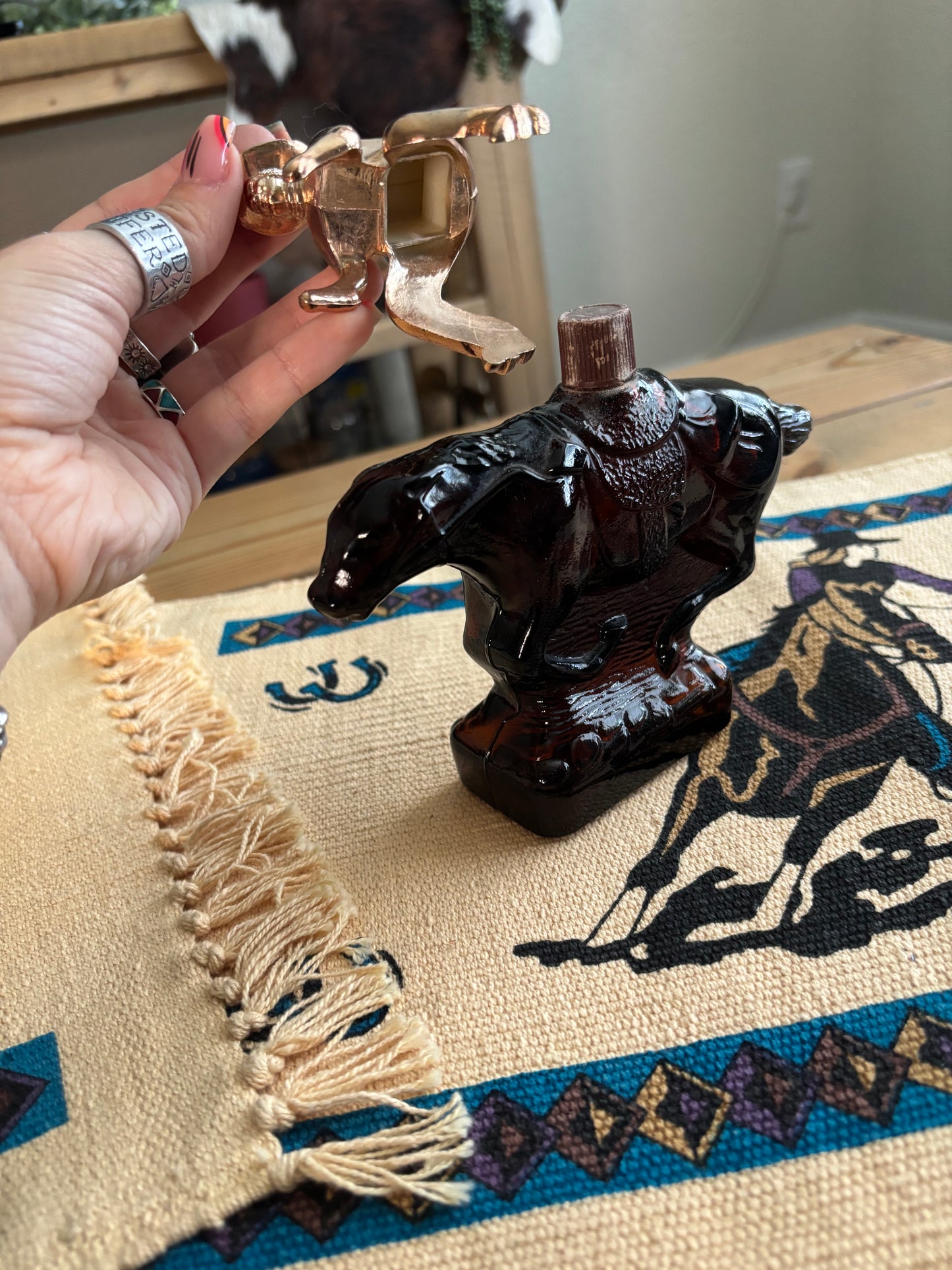 *VINTAGE* THE PONY EXPRESS AVON WILD COUNTRY AFTERSHAVE BOTTLE *EMPTY*