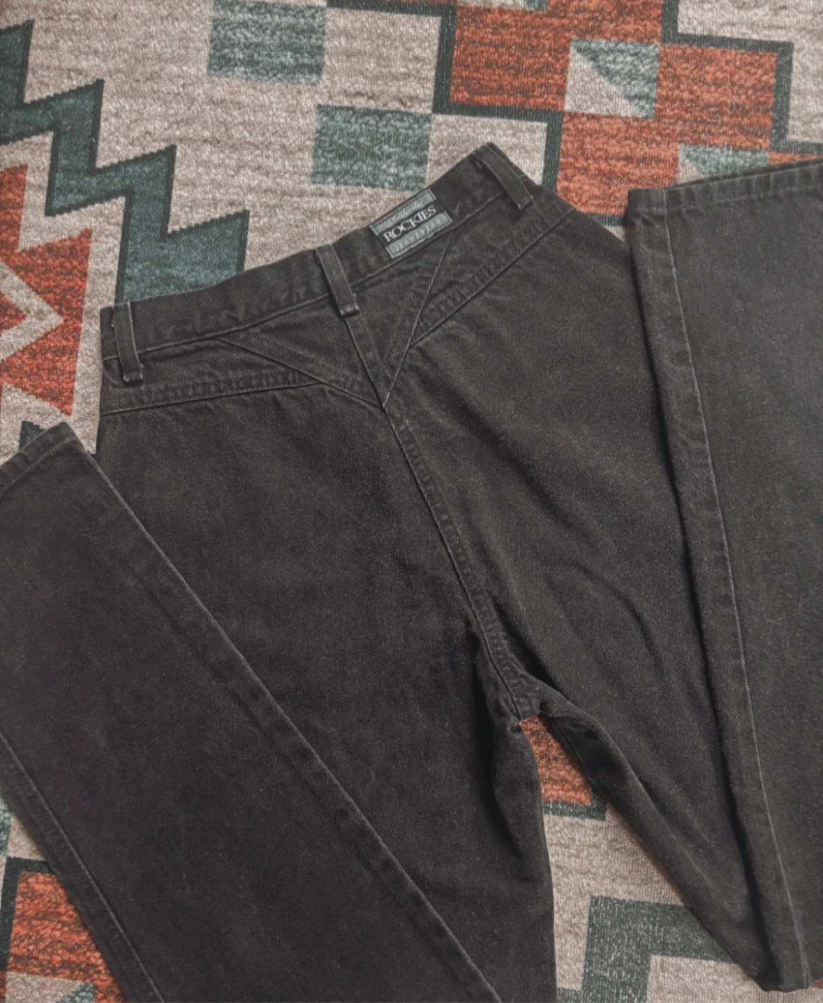 24” BLACK ROCKIES BAREBACK JEANS *VINTAGE*