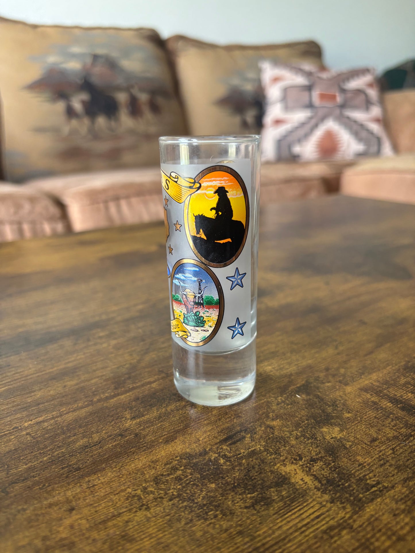 *VINTAGE* TEXAS SOUVENIR SHOT GLASS