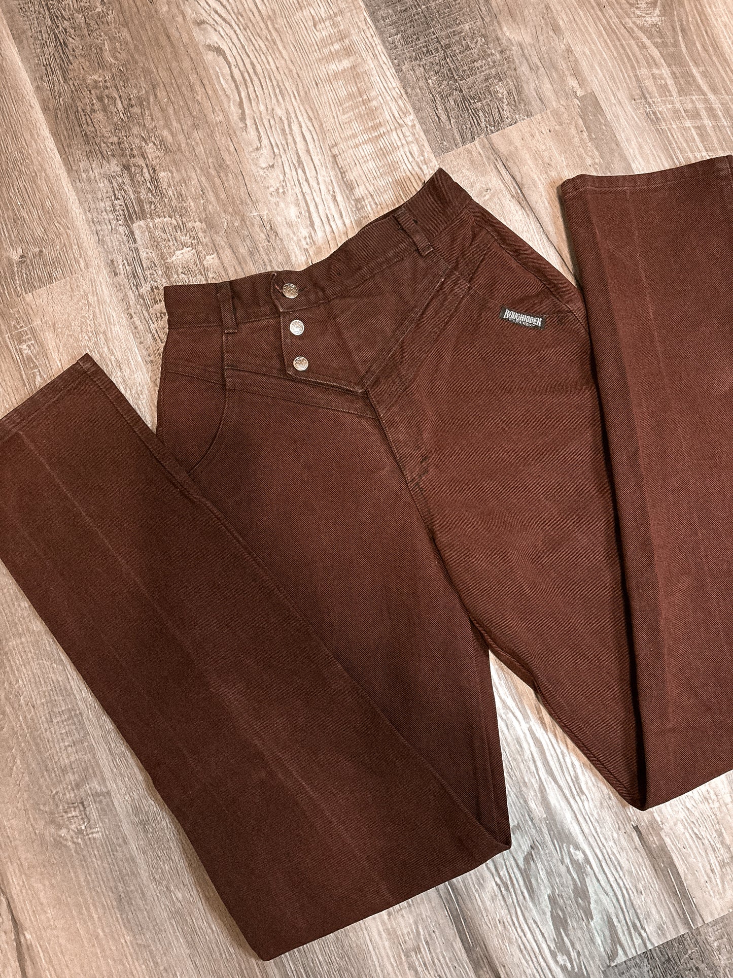 28” WINE ROUGHRIDER BAREBACK JEANS *VINTAGE*