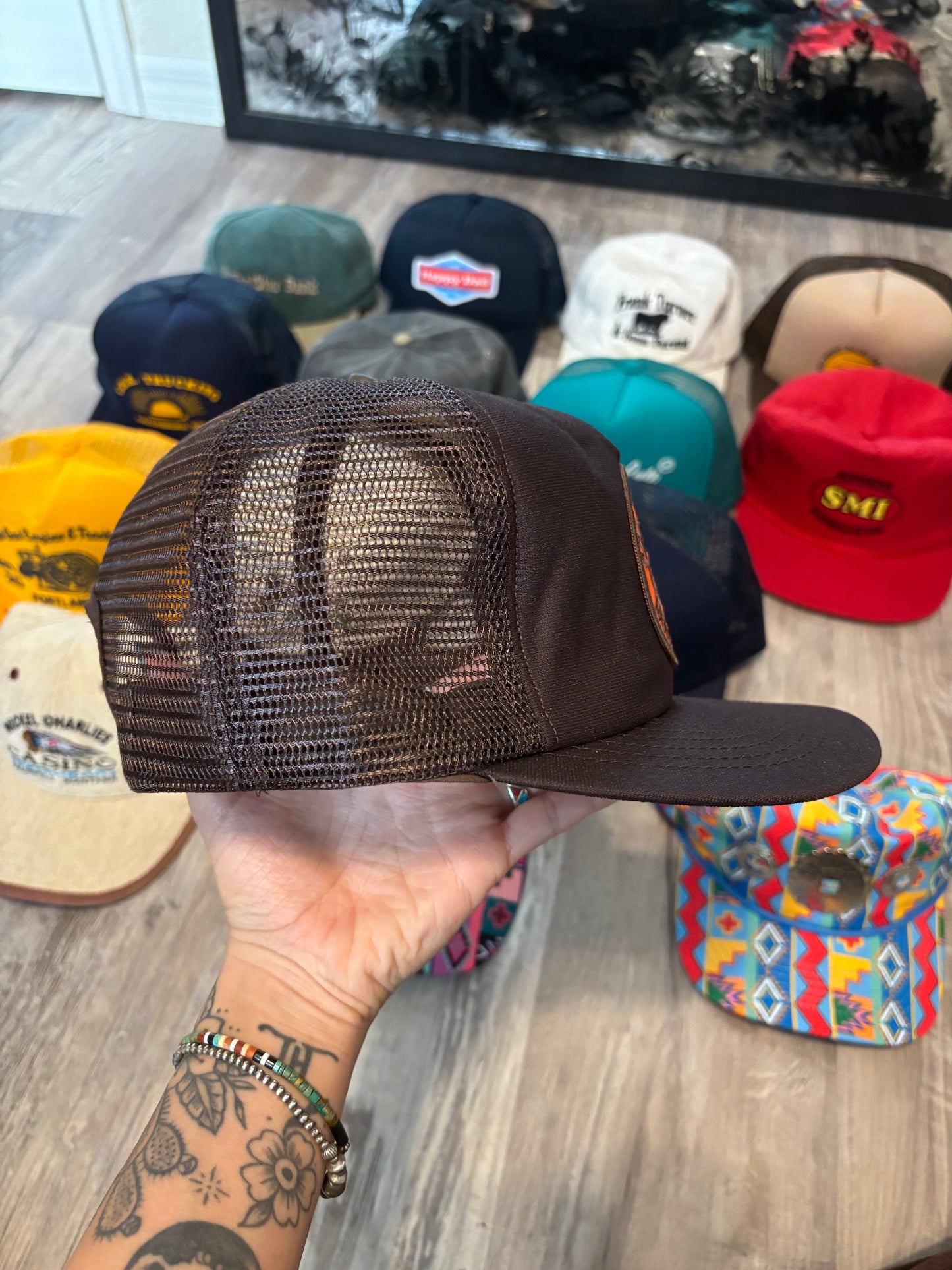 *VINTAGE* COX ELECTRIC MULBERRY FL TRUCKER HAT