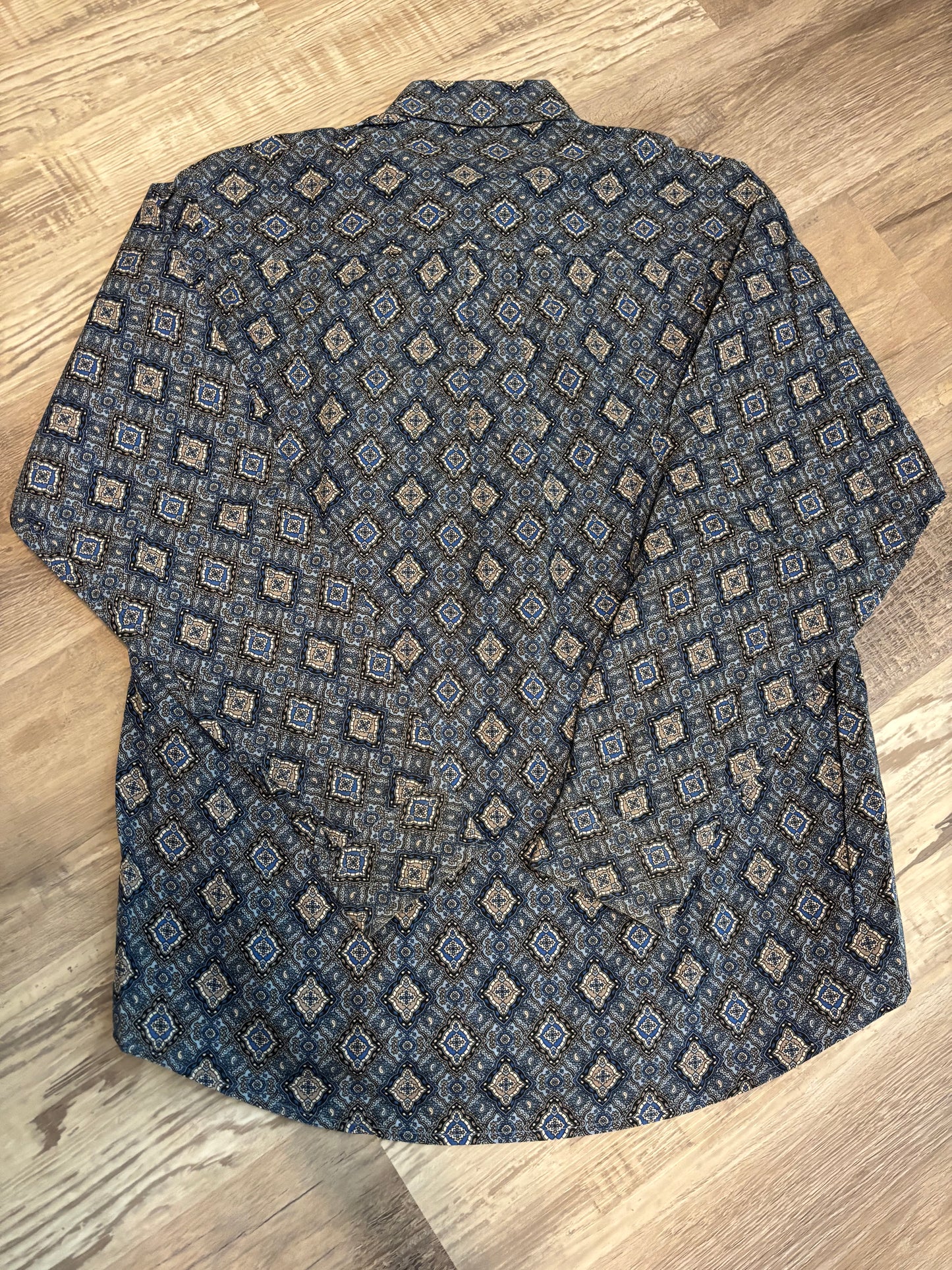 BLUE DIAMOND PAISLEY CINCH BUTTON UP SHIRT