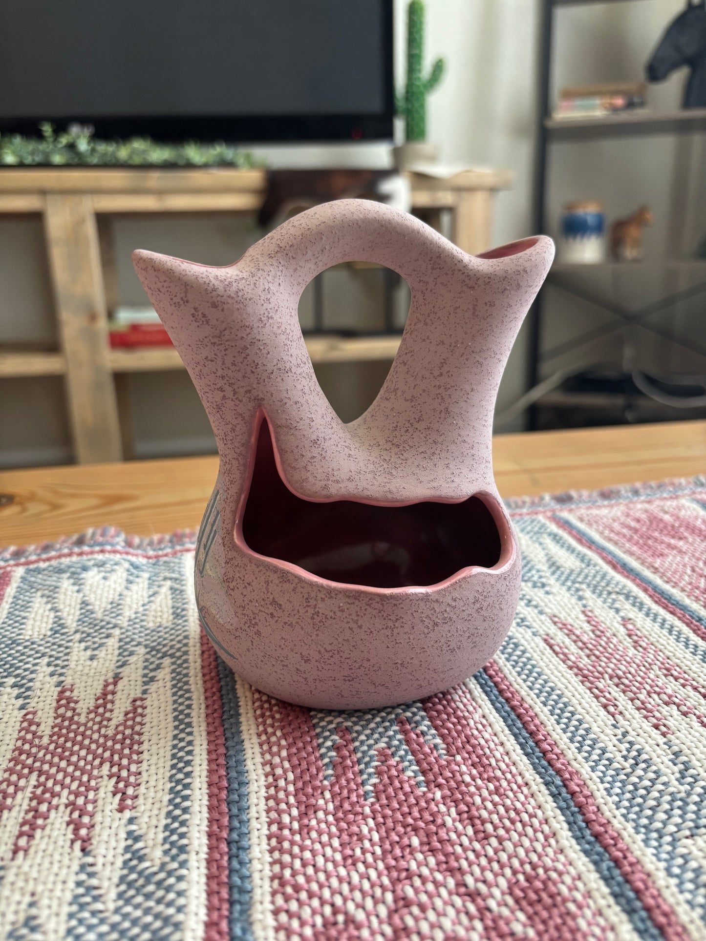 PURPLE CACTUS DINÉ UNITY VASE *VINTAGE*