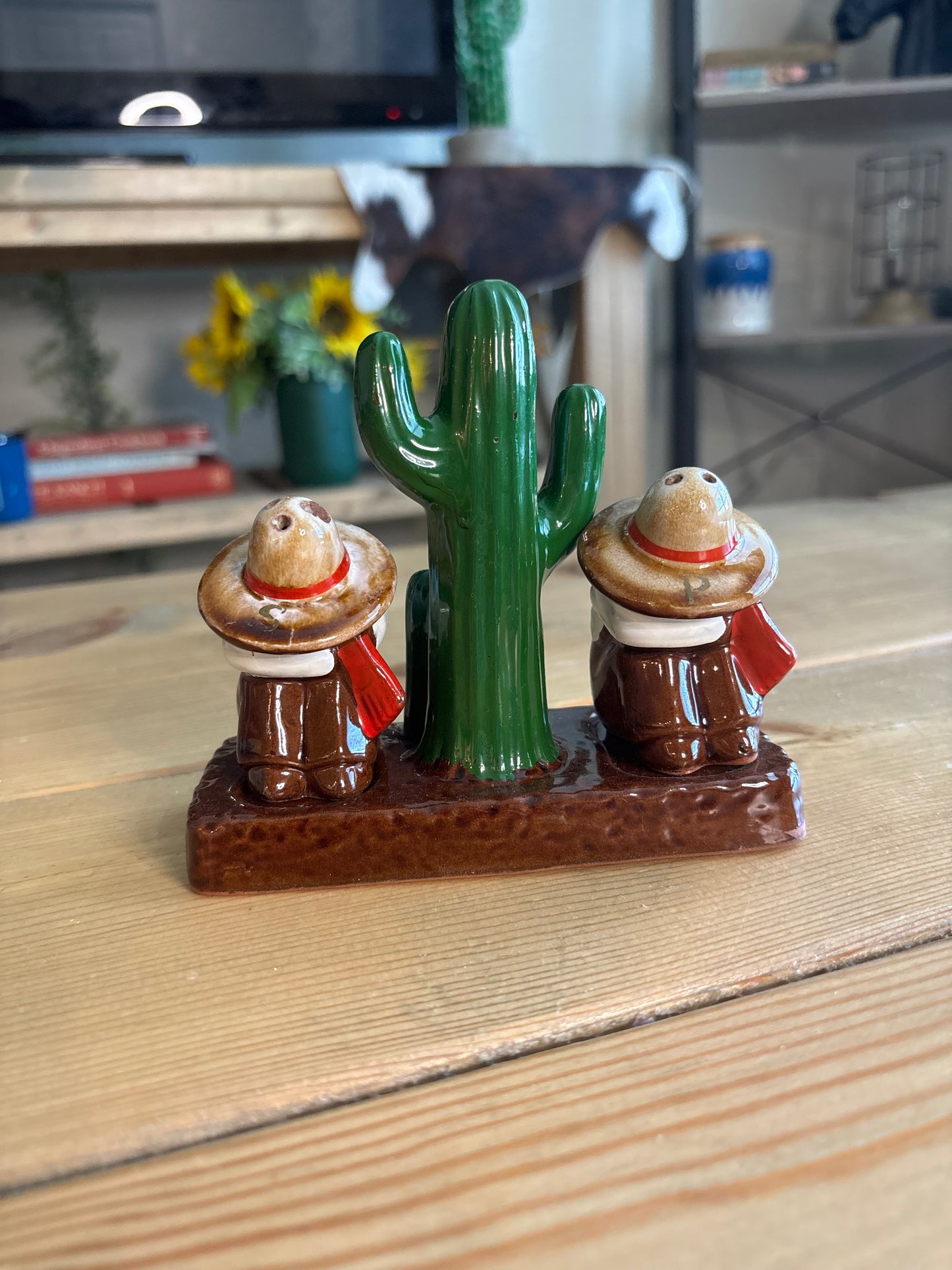 *VINTAGE* SOUTH OF THE BOARDER SALT & PEPPER SHAKER SET