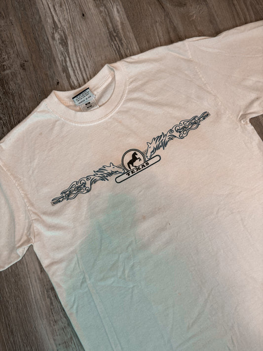 TEXAS UV SUN COLOR CHANGING HORSE TEE *VINTAGE*