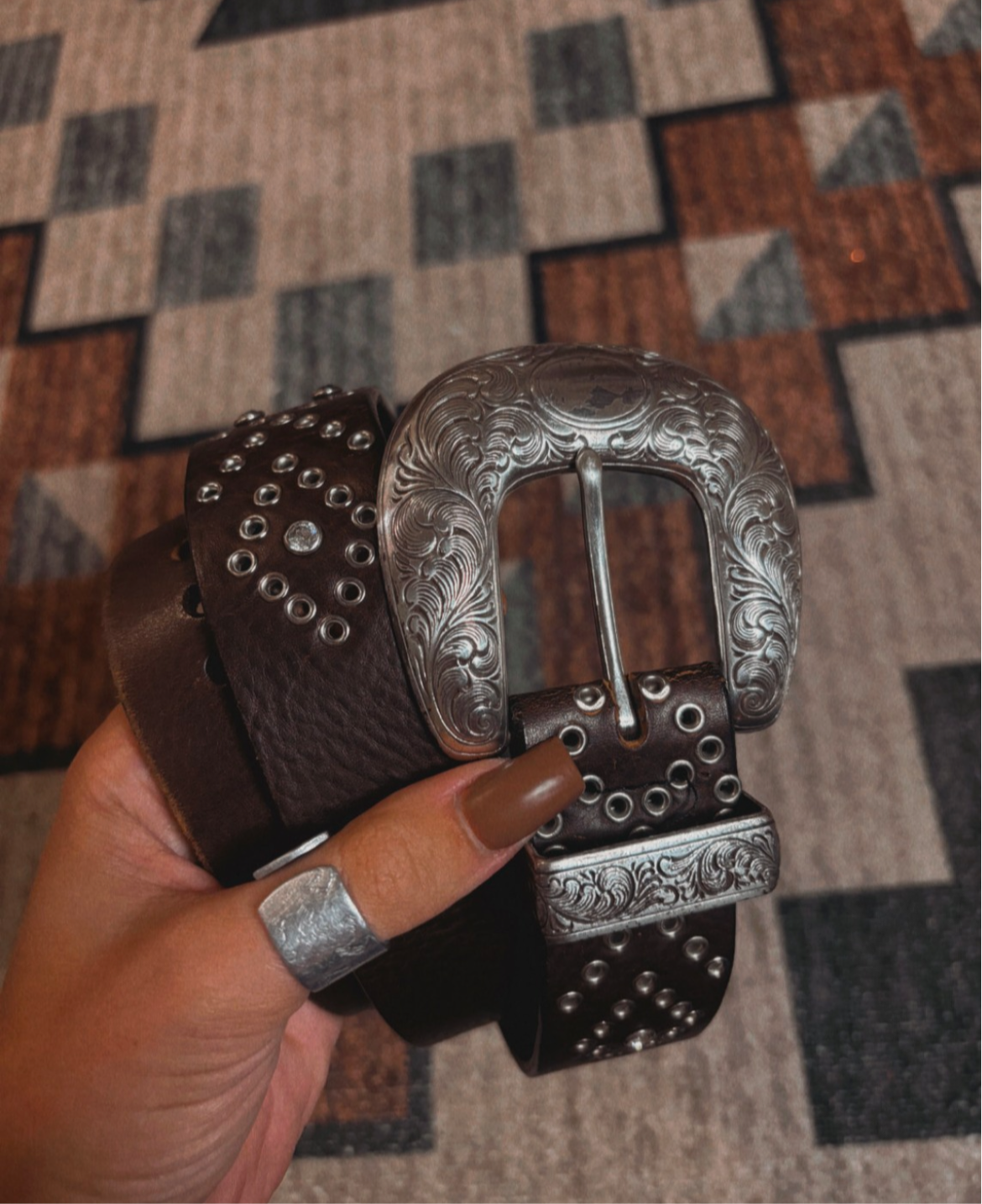 RHINESTONE COWGIRL BELT *VINTAGE*