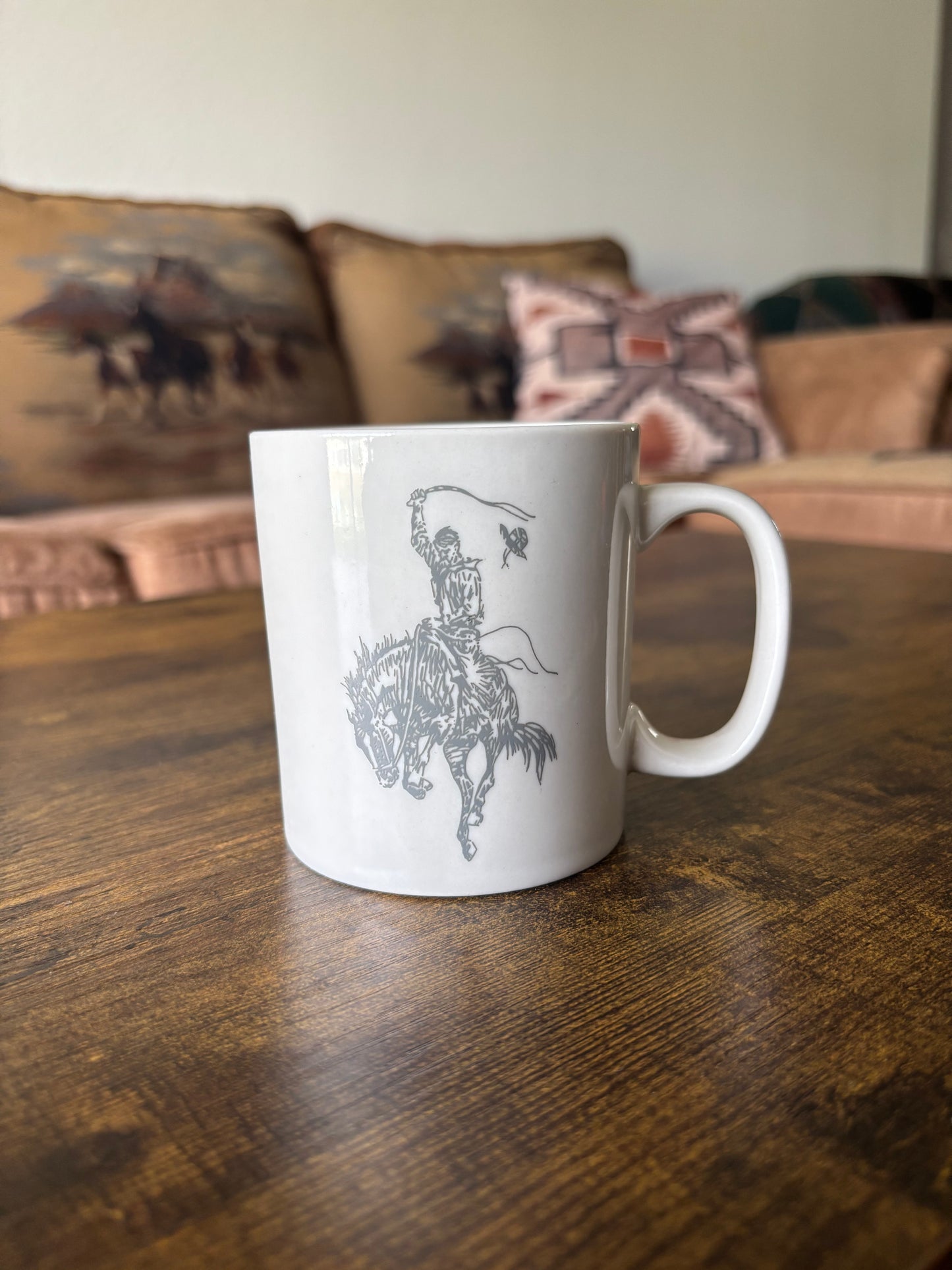 *VINTAGE* MARLBORO MAN BRONC COFFEE MUG
