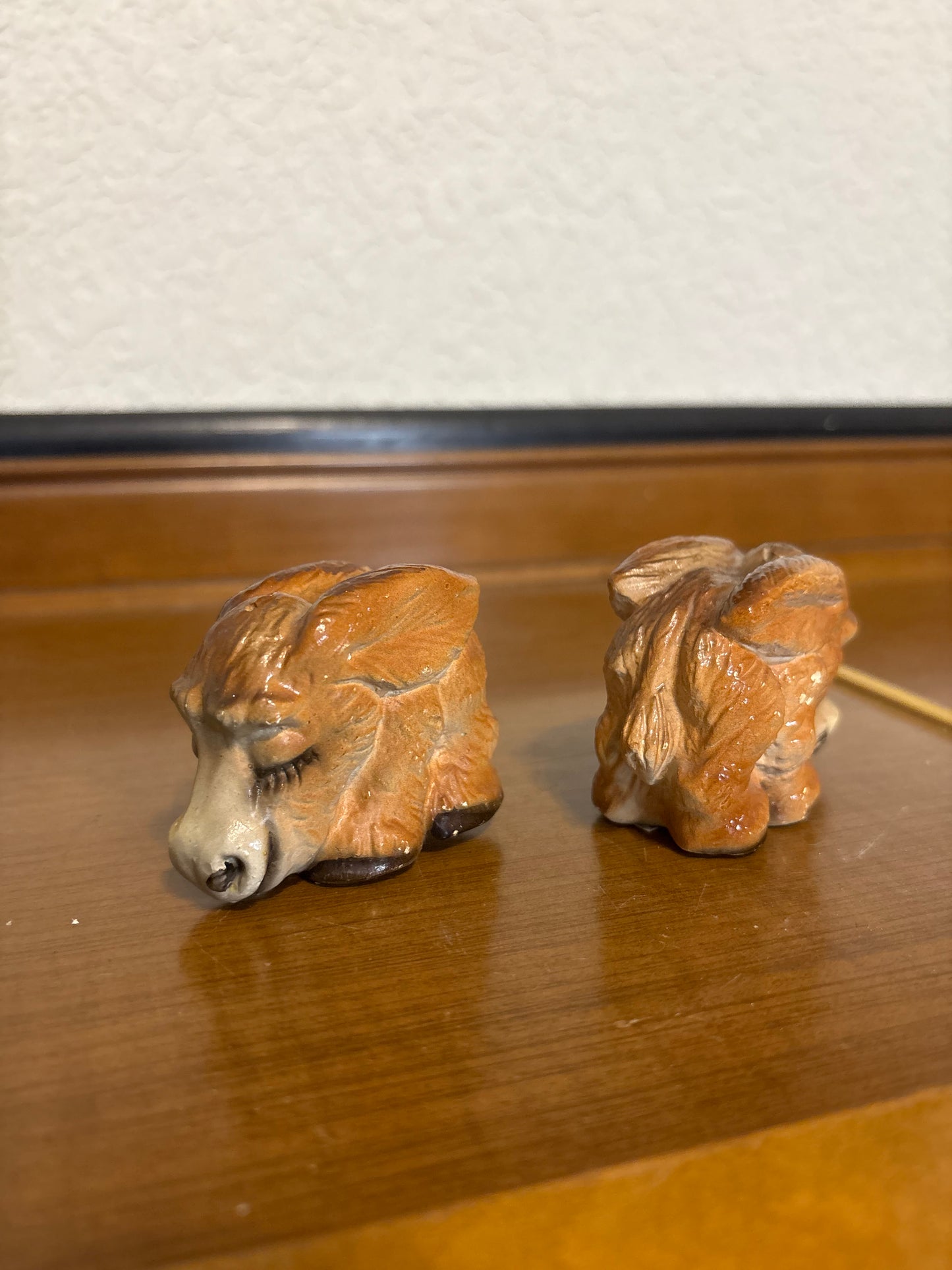 *VINTAGE* 1944 DONKEY SALT & PEPPER SHAKER SET