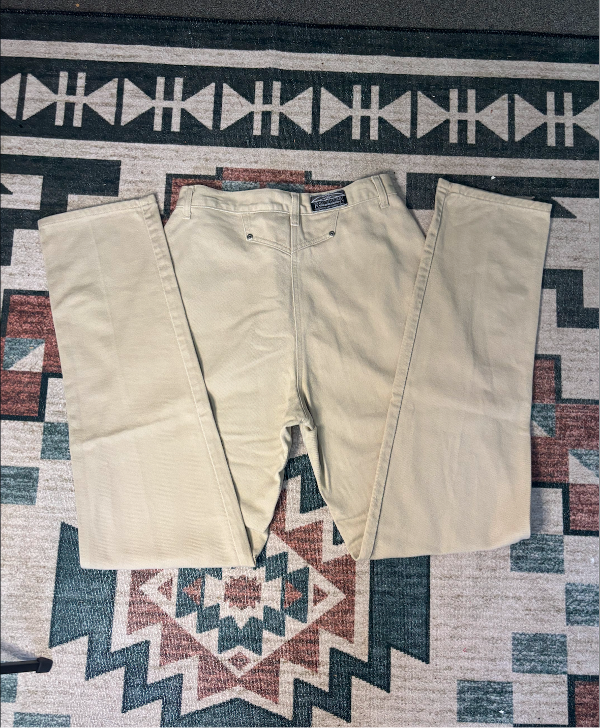 29” KHAKI ROCKIES BAREBACK JEANS *VINTAGE*