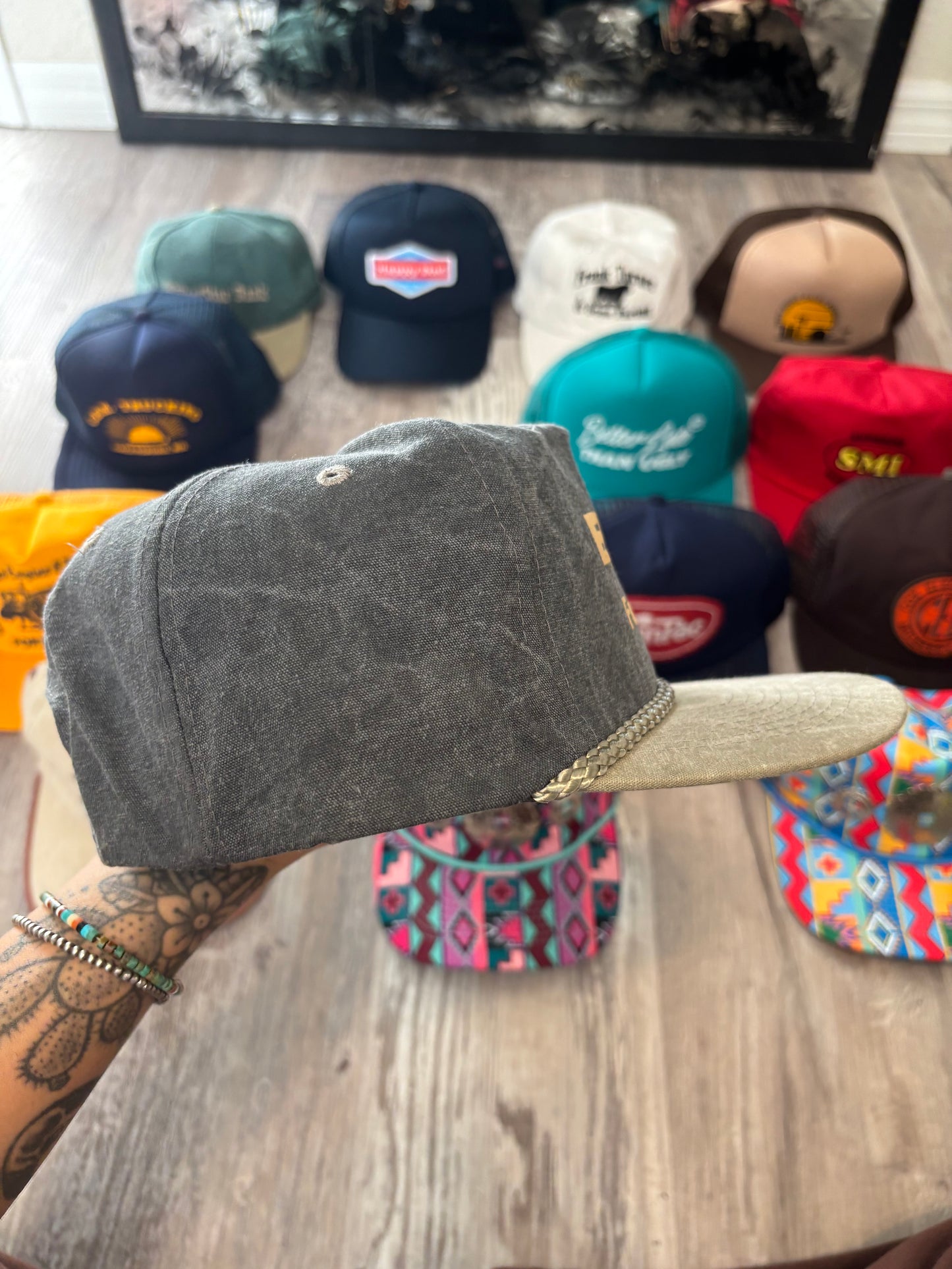 *VINTAGE* EXXON TRUCKER HAT