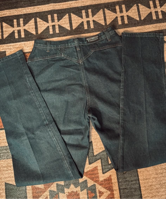 31” DENIM ROCKIES BAREBACK JEANS *VINTAGE*