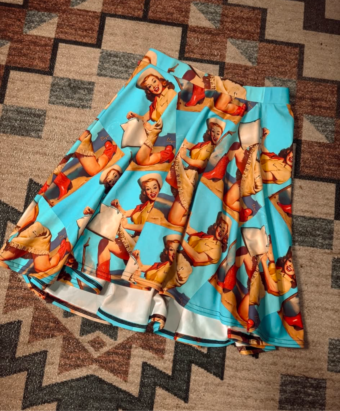 PIN UP COWGIRL SKIRT