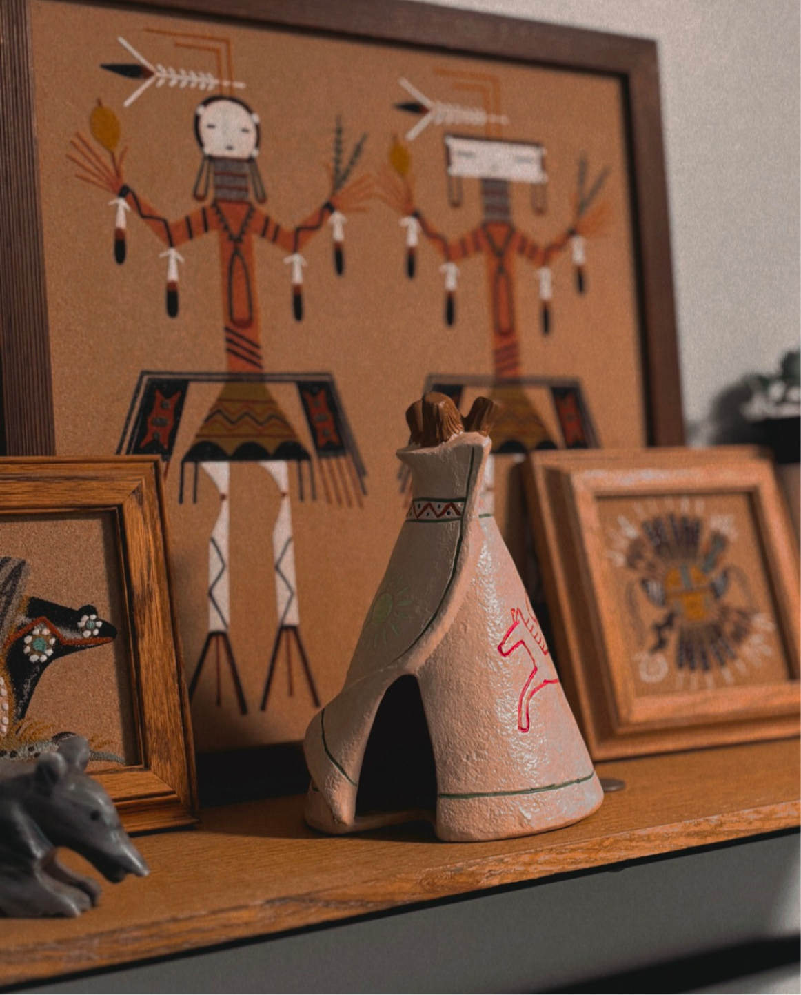 TEALIGHT TEEPEE *VINTAGE*