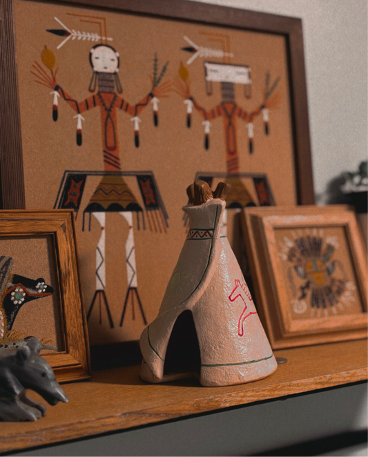 TEALIGHT TEEPEE *VINTAGE*