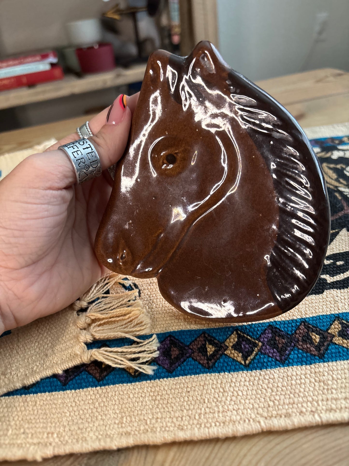 *VINTAGE* CERAMIC HORSE SPOON REST