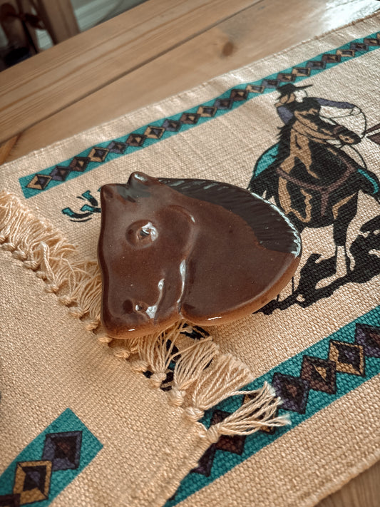 *VINTAGE* CERAMIC HORSE SPOON REST