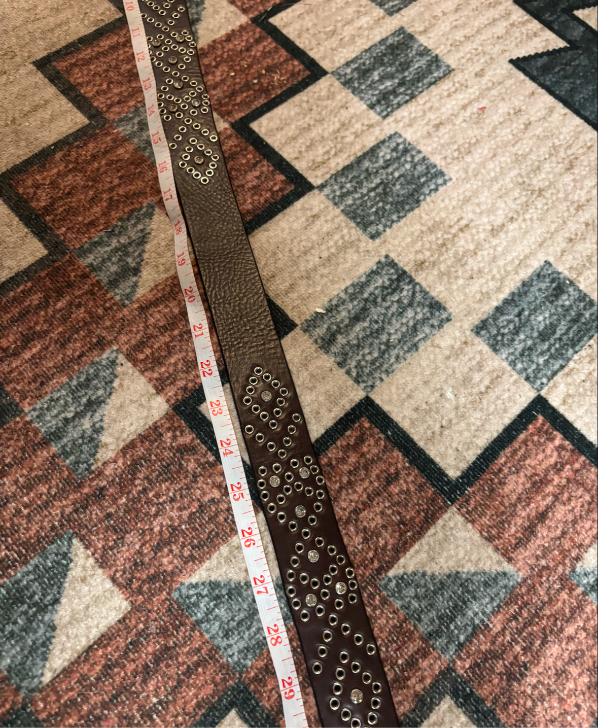 RHINESTONE COWGIRL BELT *VINTAGE*