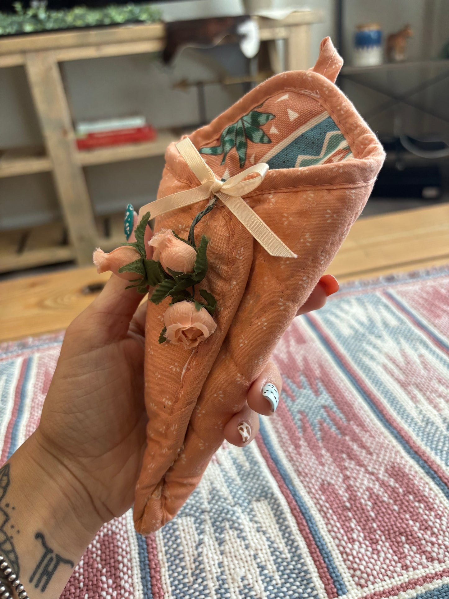 HOMEMADE SCISSOR/TOOL POUCH *VINTAGE*