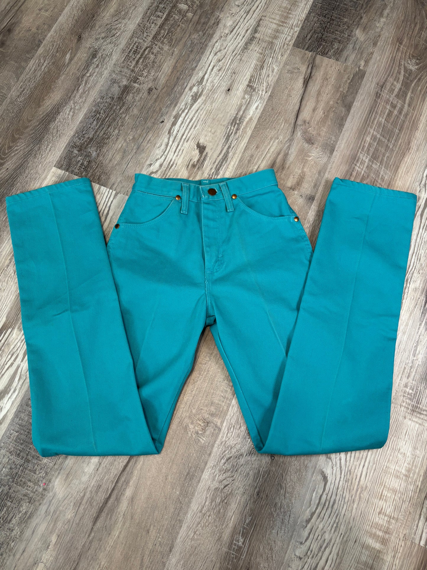 24” TURQUOISE WRANGLERS *VINTAGE*