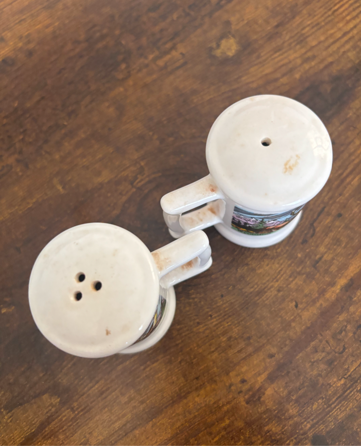 WYOMING SALT & PEPPER SHAKER SET *VINTAGE*