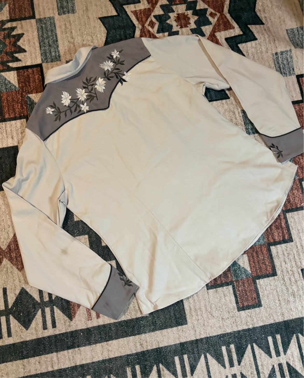 DEADSTOCK ROPER FLORAL PEARL SNAP