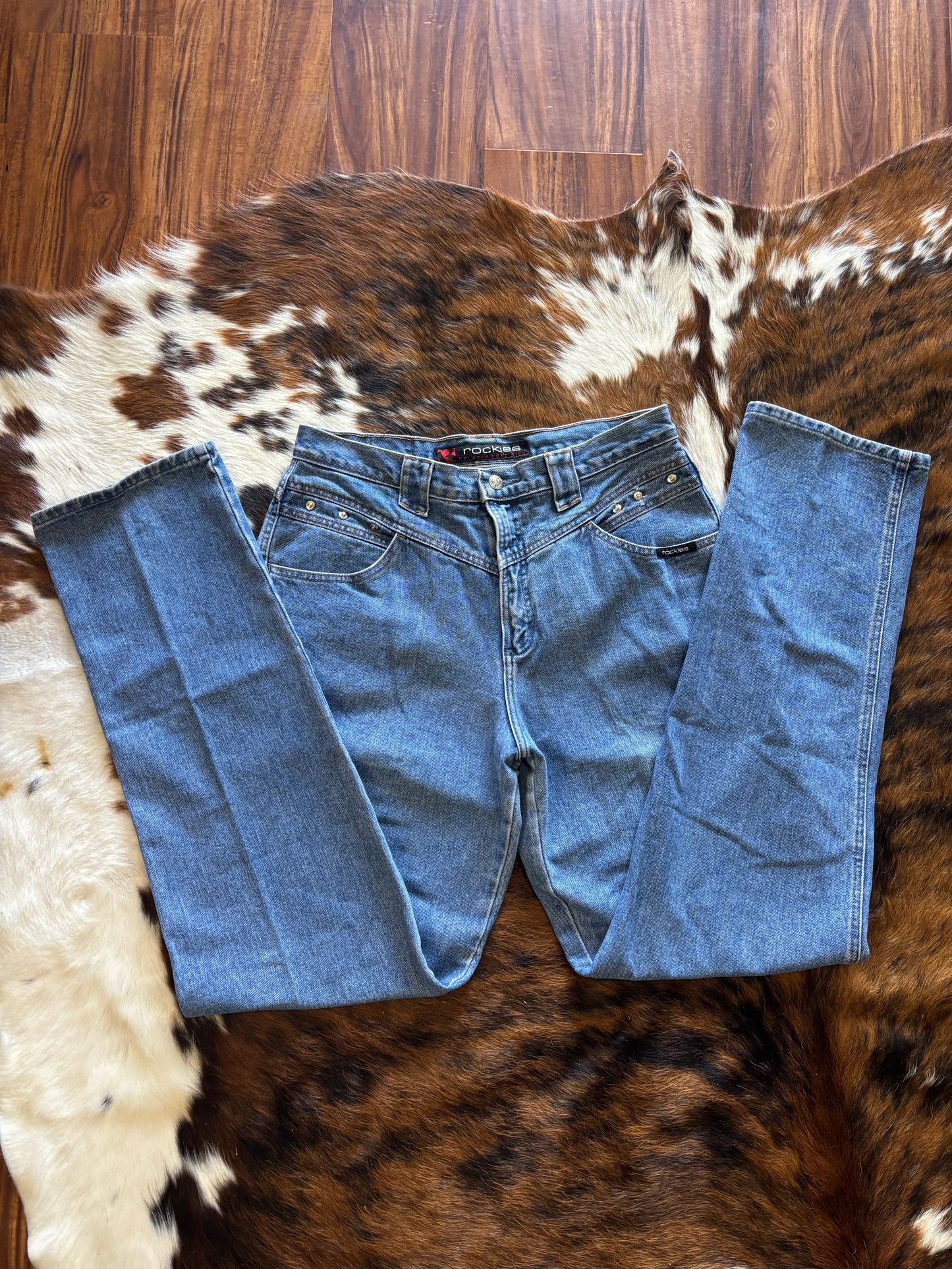 *VINTAGE* 34” ROCKIES BAREBACK JEANS