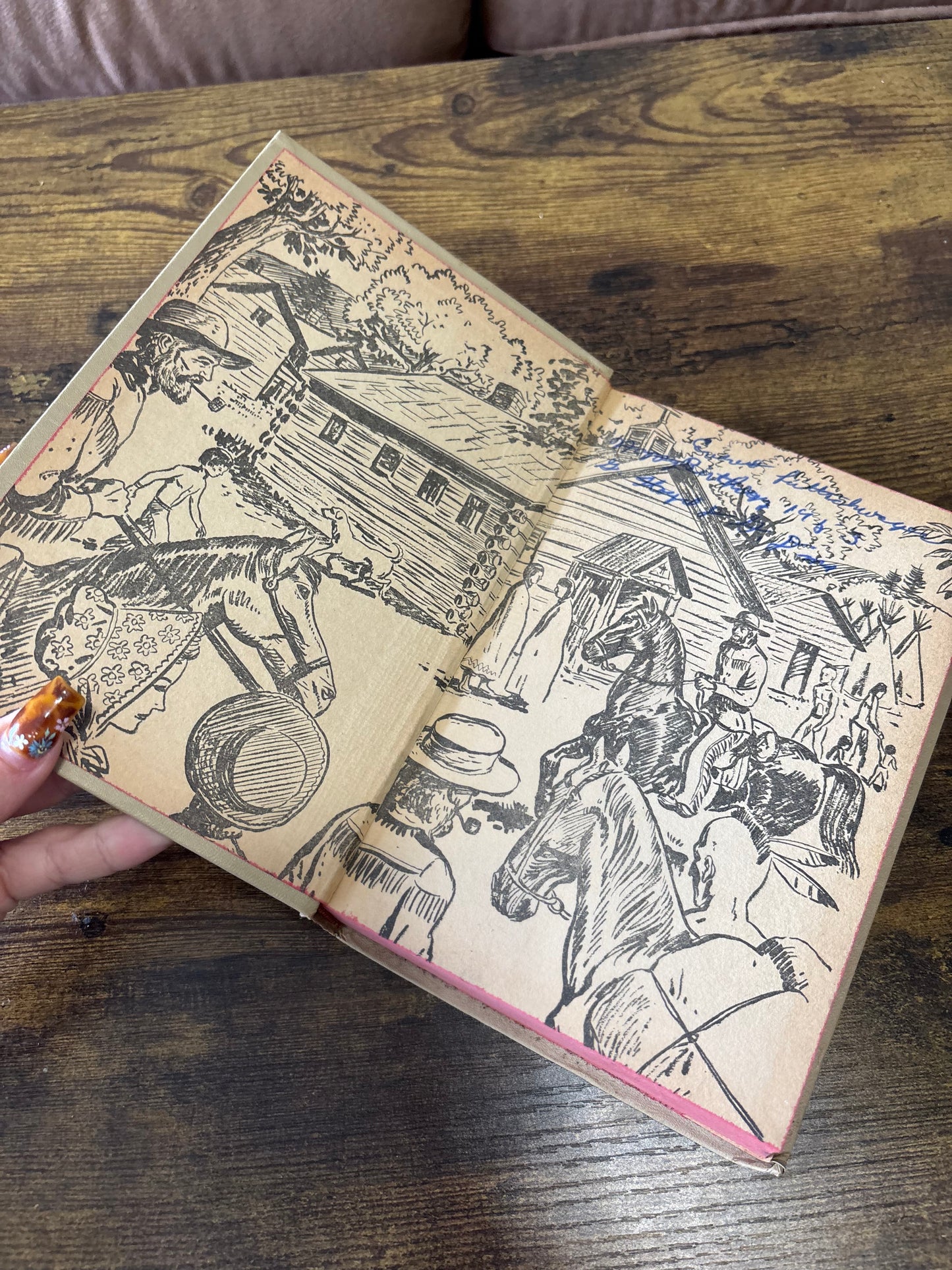 *VINTAGE* ZANE GREY, THE SPIRIT OF THE BORDER, HARDBACK BOOK