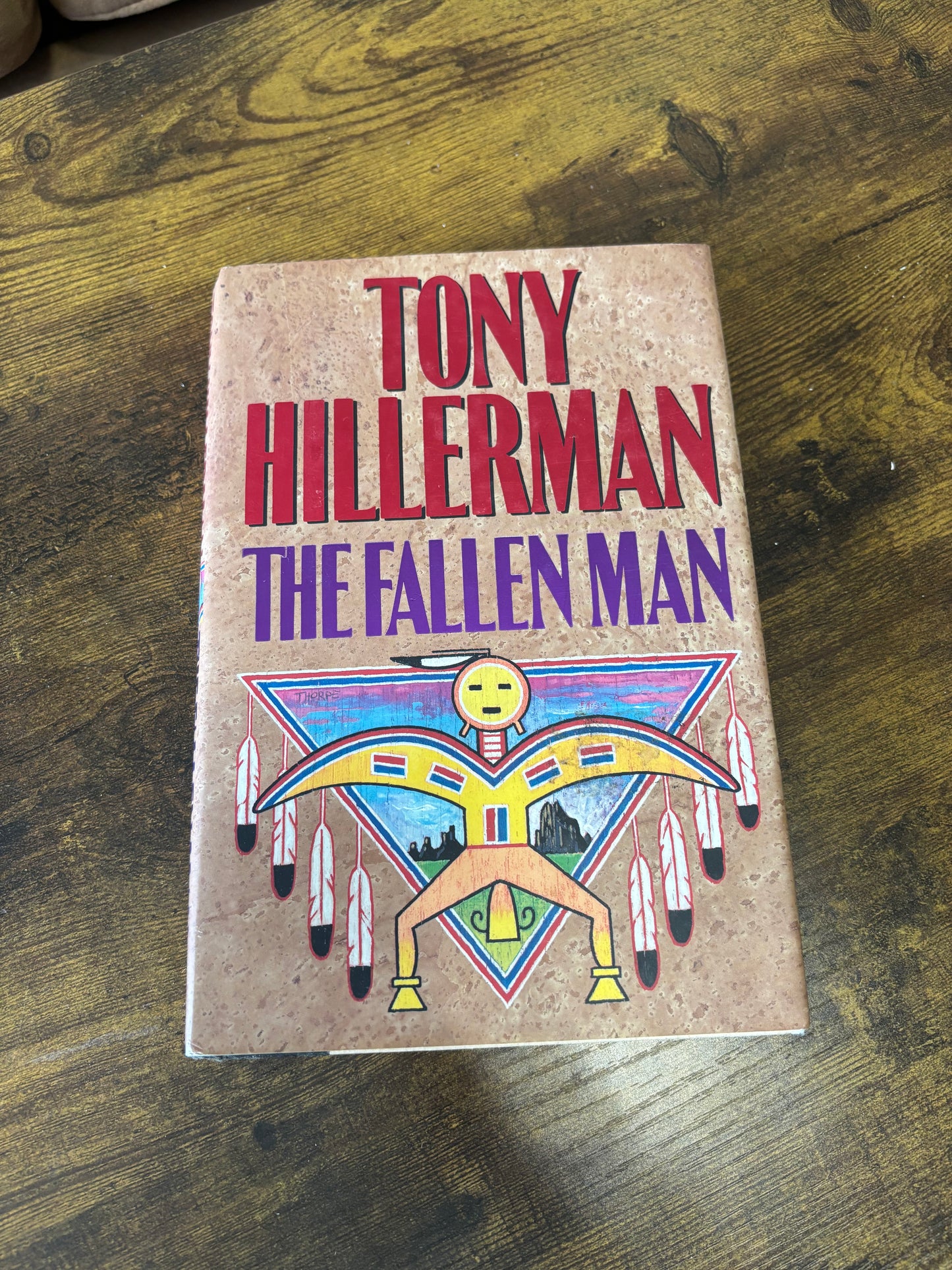 *VINTAGE* HARDCOVER TONY HILLERMAN SET OF 2 BOOKS- THE FALLEN MAN, THE SHAPESHIFTER