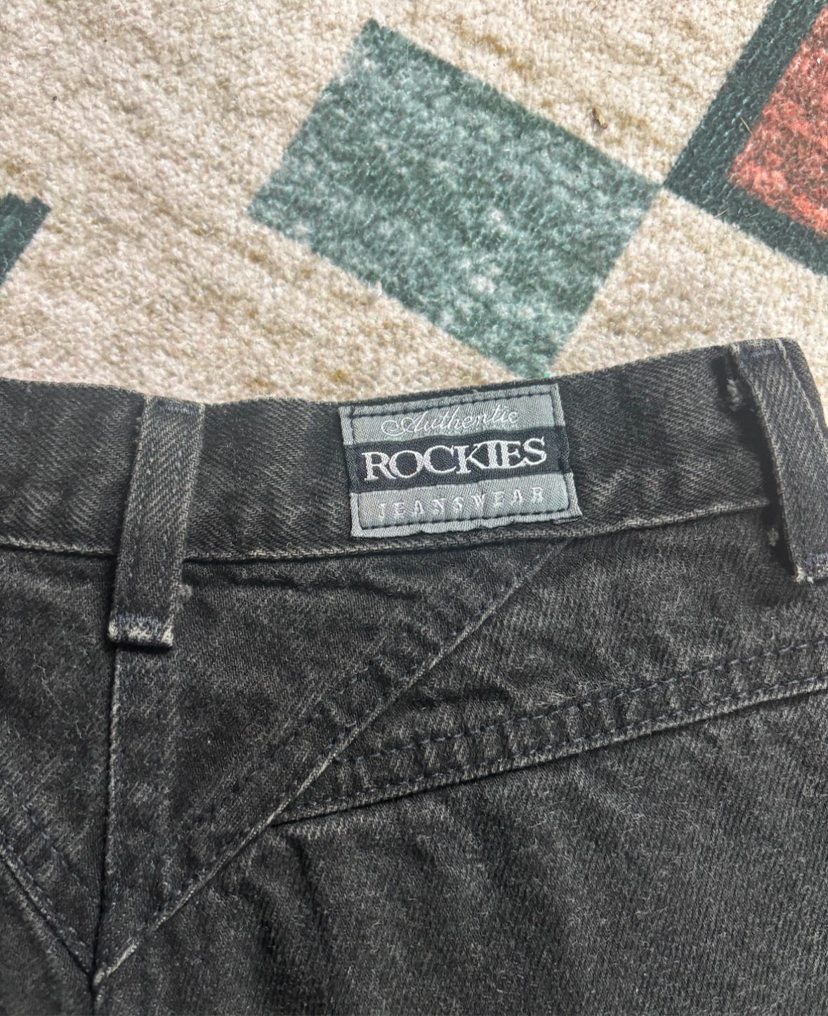 24” BLACK ROCKIES BAREBACK JEANS *VINTAGE*