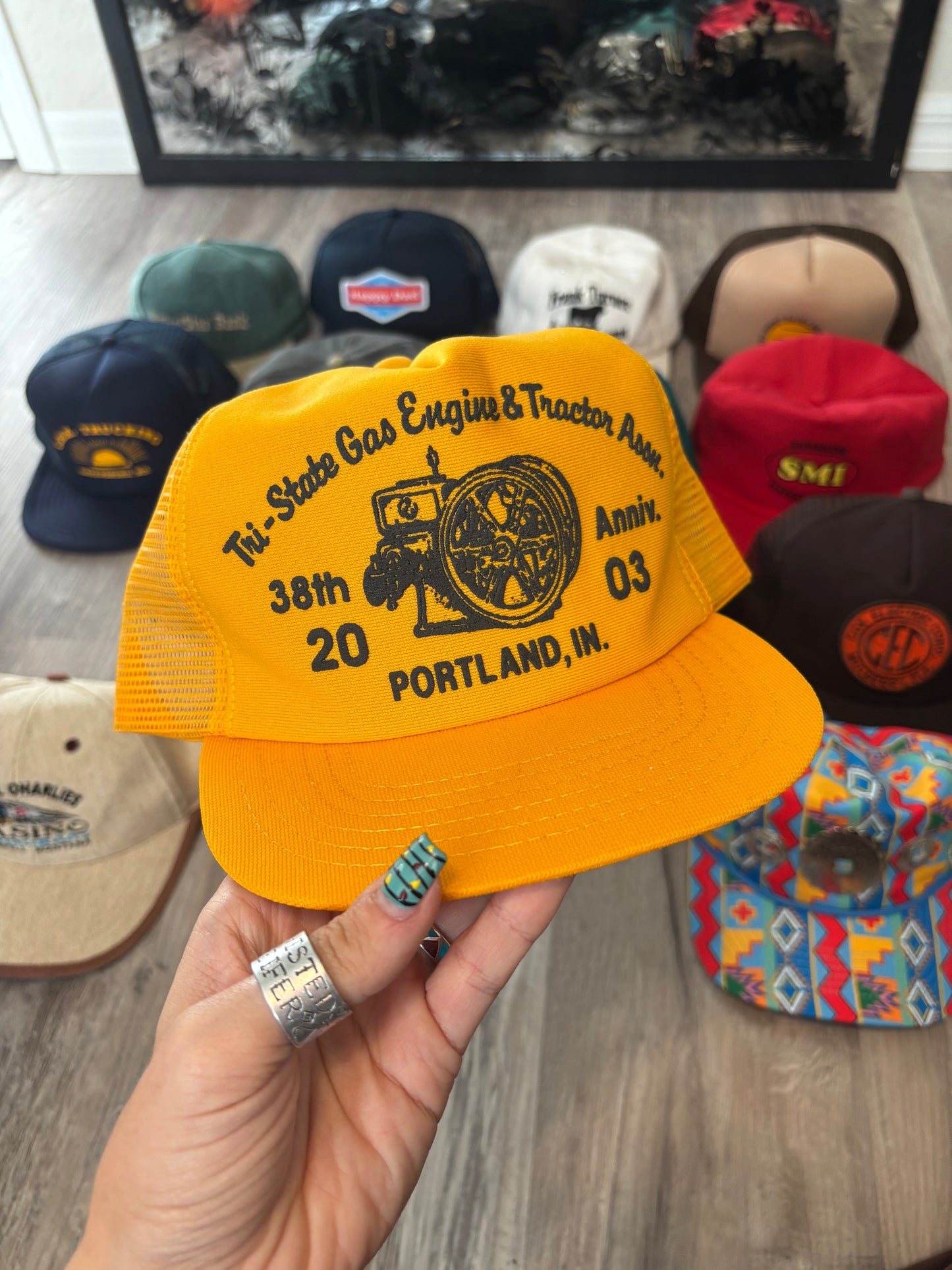 *VINTAGE* ENGINE & TRACTOR TRUCKER HAT