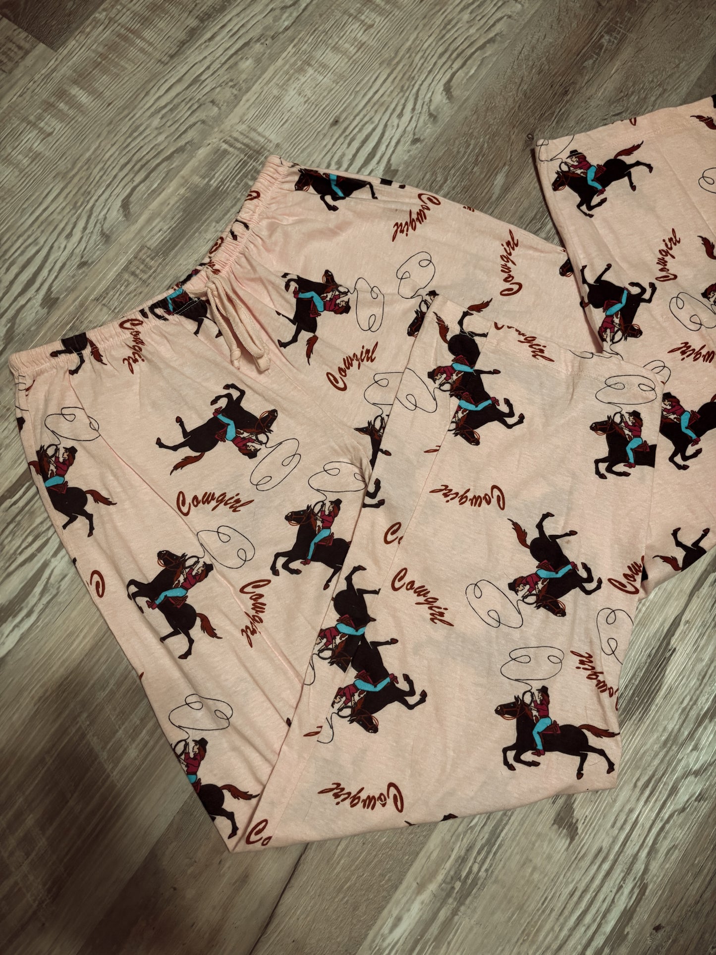 *VINTAGE* PINK COWGIRL JAMMIE PANTS