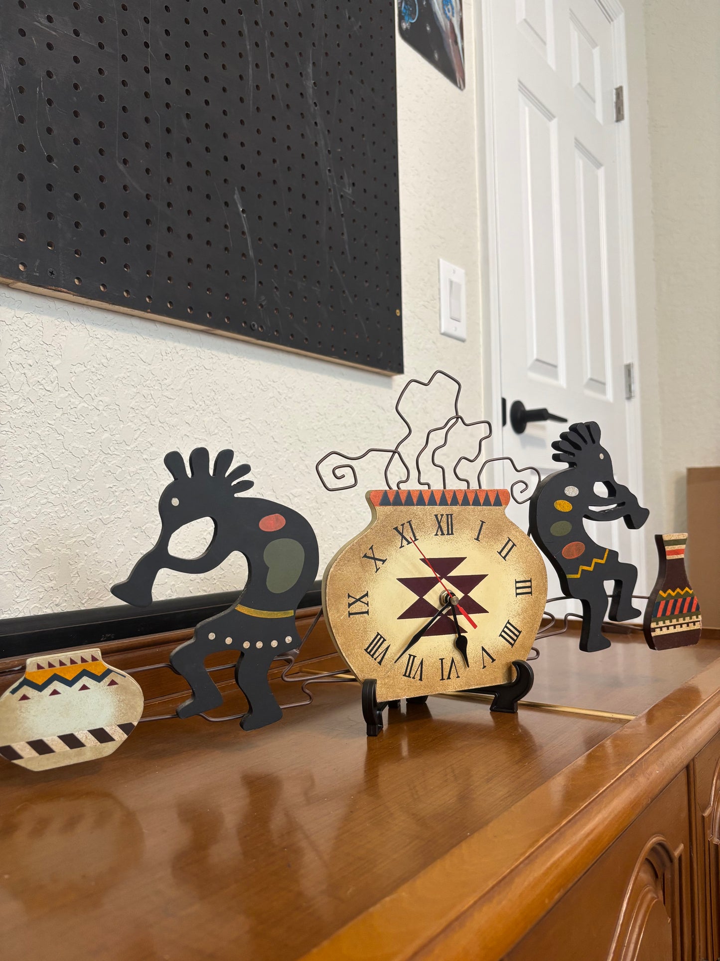 *VINTAGE* KOKOPELLI WALL CLOCK DECOR