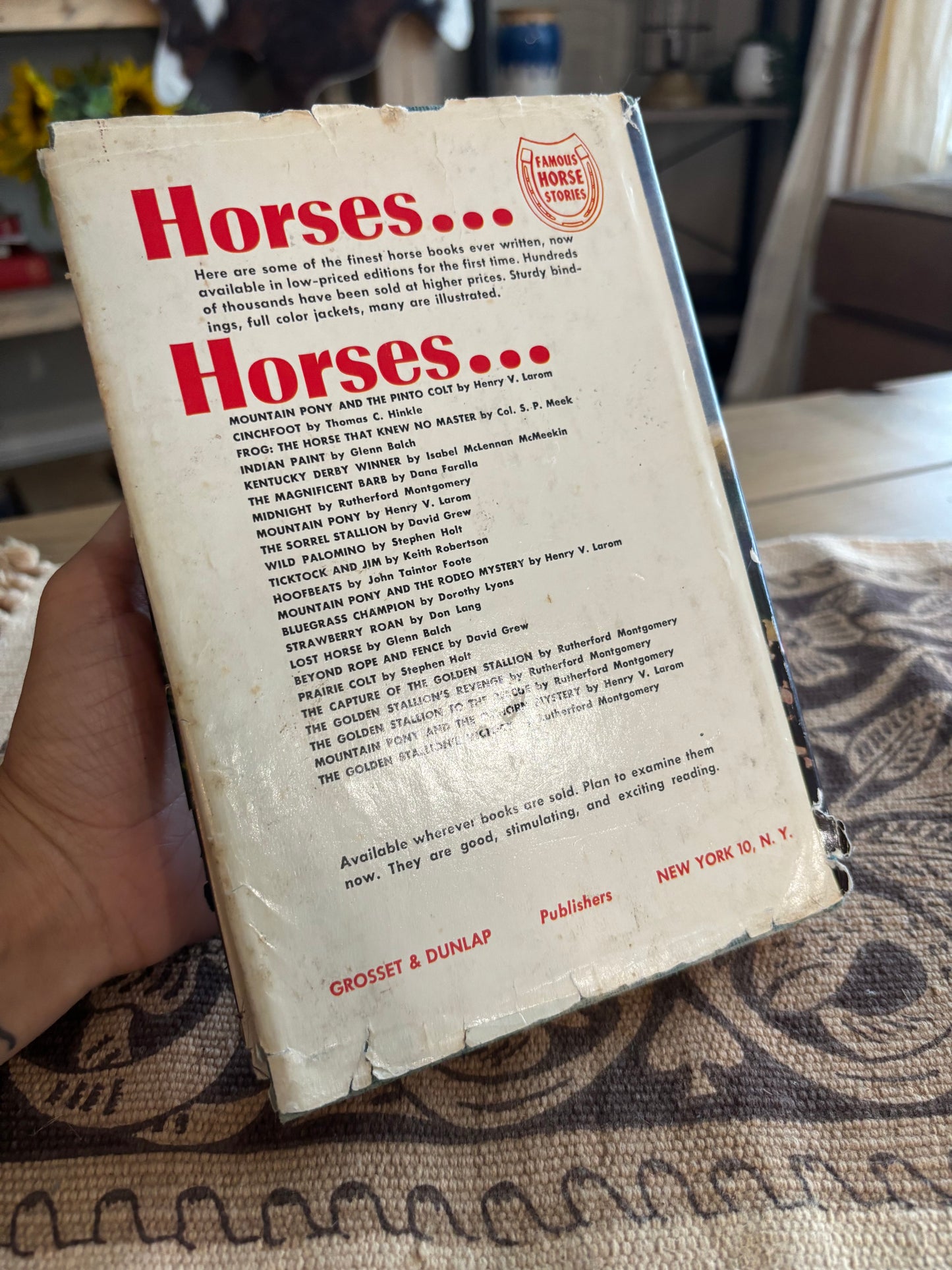 *VINTAGE* MOUNTAIN PONY FAMOUS HORSE STORIES BOOK