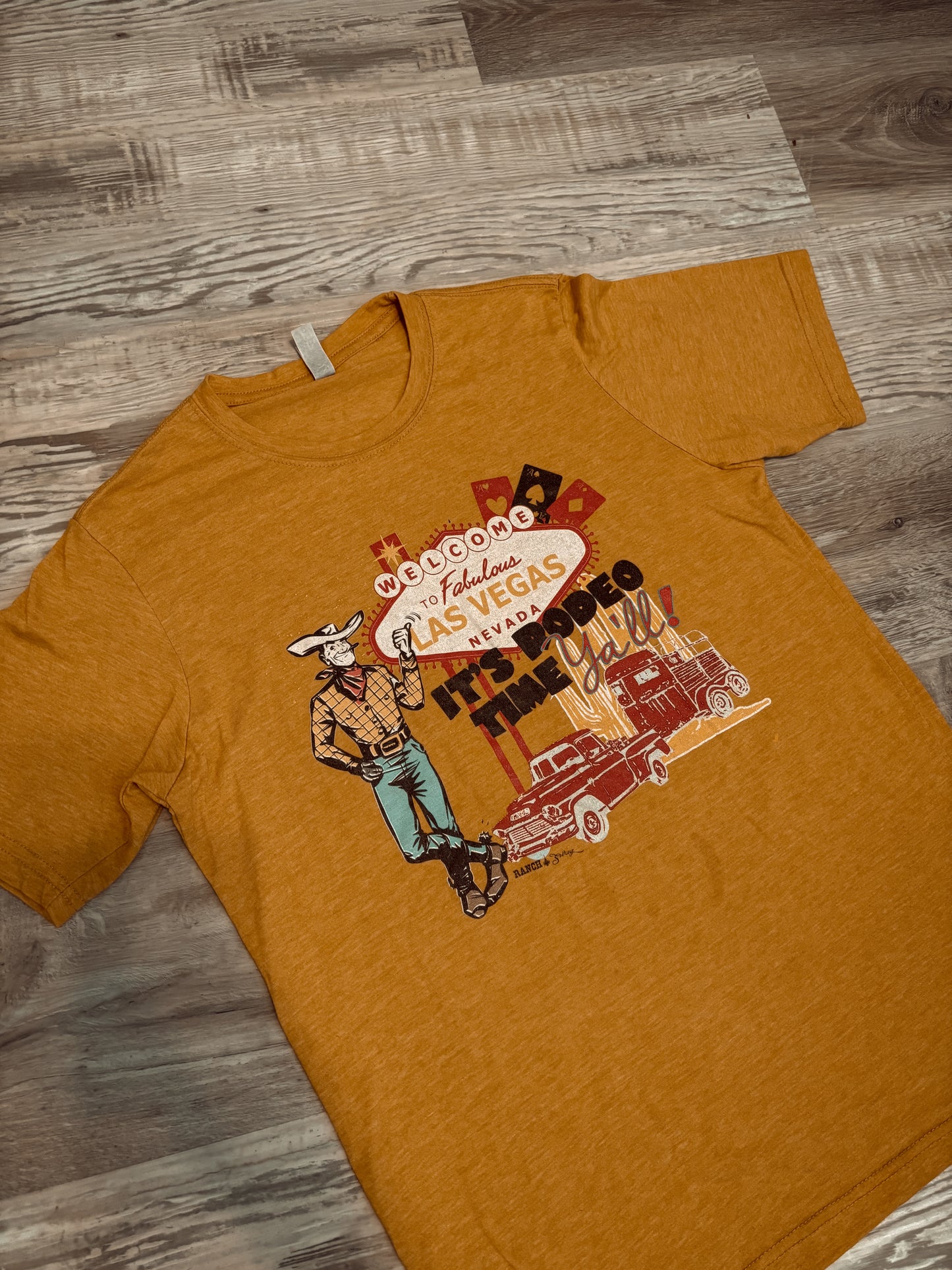VEGAS NFR RODEO TIME GRAPHIC TEE
