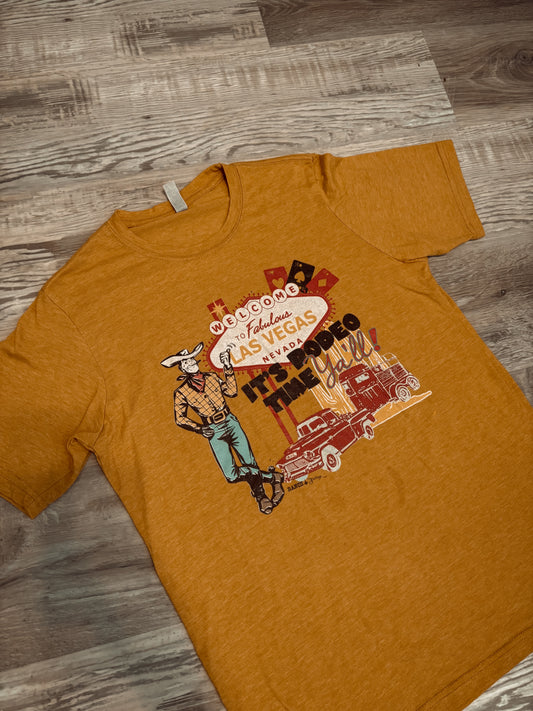 VEGAS NFR RODEO TIME GRAPHIC TEE