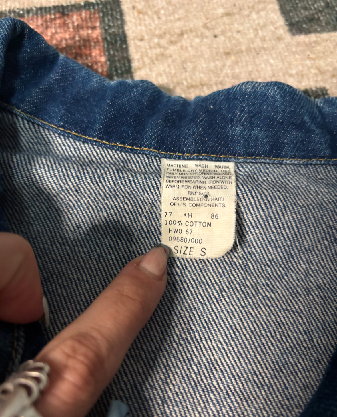 RARE LONGHORN JEAN JACKET *VINTAGE*