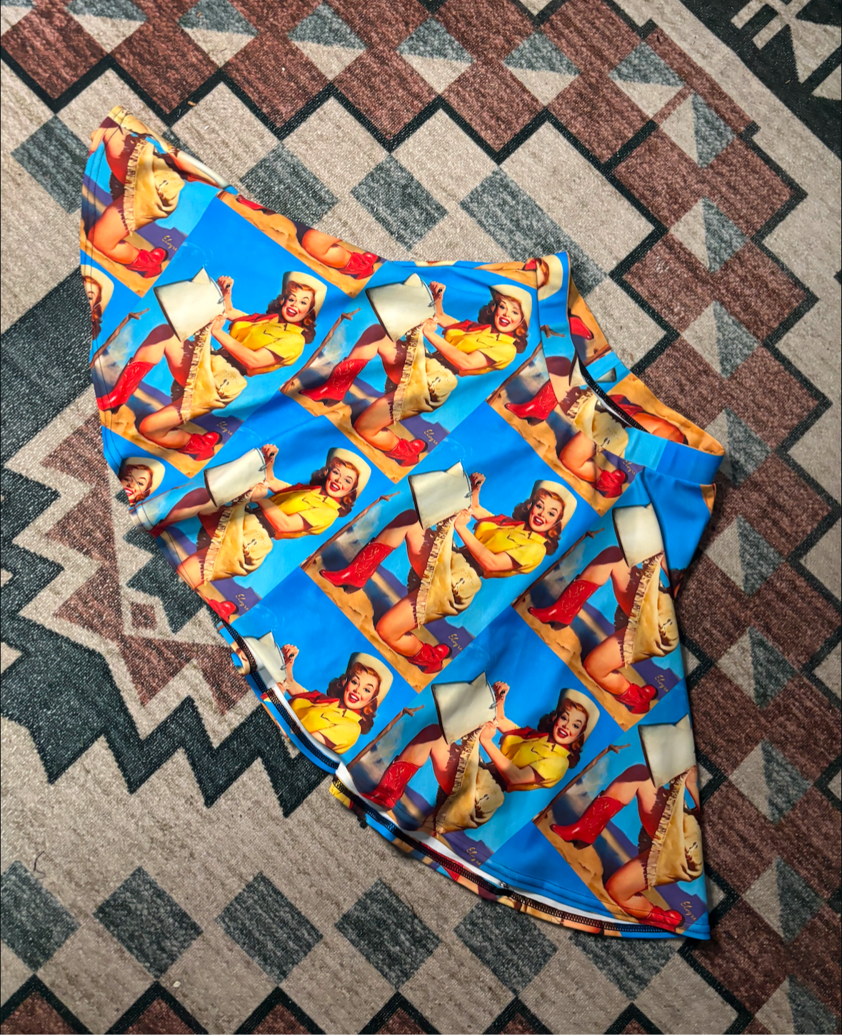PIN UP COWGIRL SKIRT