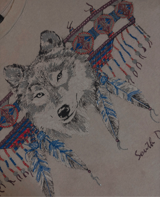 DIAMOND DUST SOUTH DAKOTA WOLF TEE *VINTAGE*