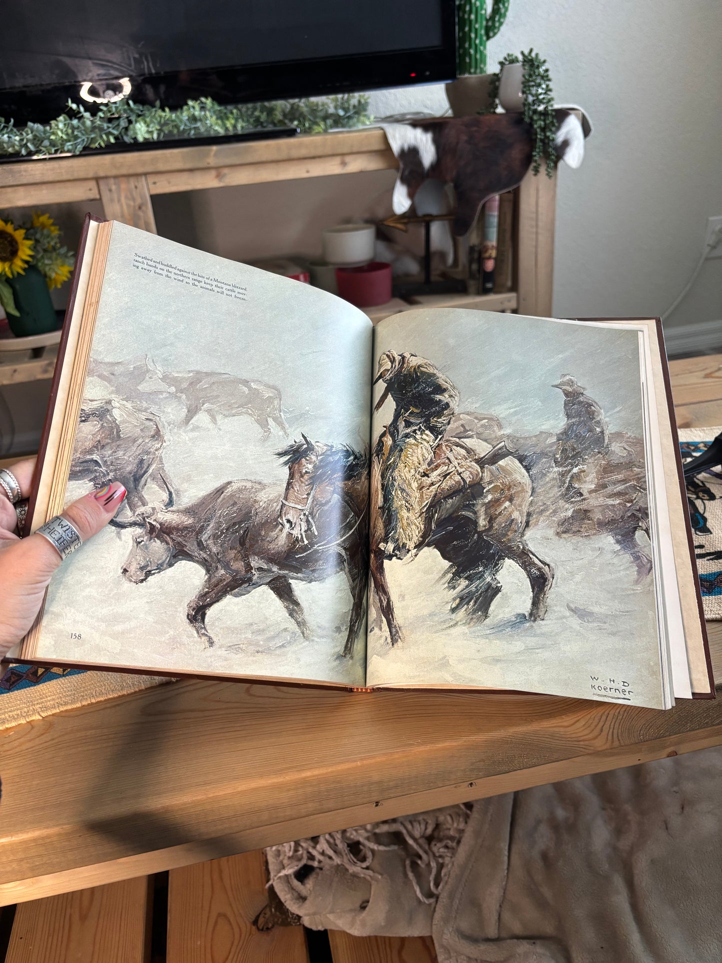 *VINTAGE* THE COWBOYS & THE GUNSLINGERS, LEATHER COVER TIME LIFE OLD WEST BOOKS